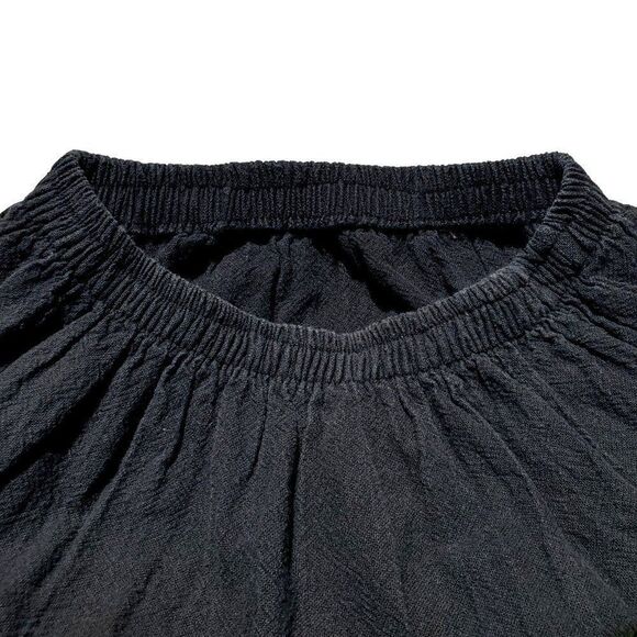Vintage Short Pleated Skirt XS to S Hmong Ribbon Embroidery Pompoms - Picture 4 of 12